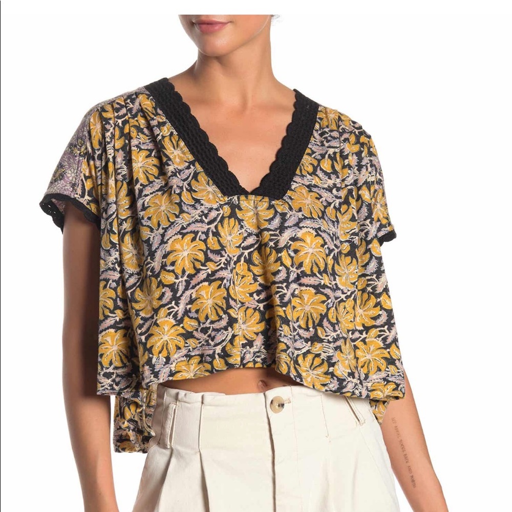 Free People Leilani Print Top